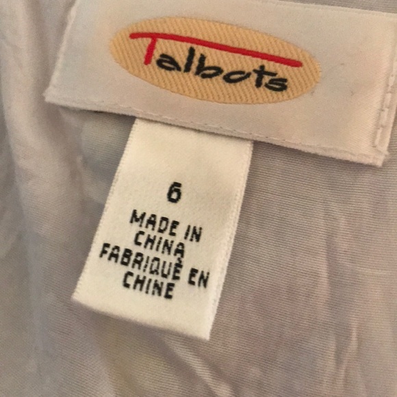 Talbots gingham dragonfly embroidered shift dress - Picture 4 of 6